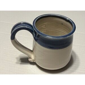 Art Pottery Hand Thrown Glaze Stoneware Ceramic Coffee Mug Tea Cup FROG Inside